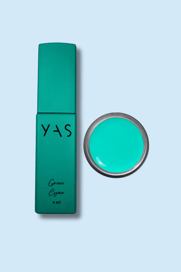 GEL POLISH GREEN CYAN