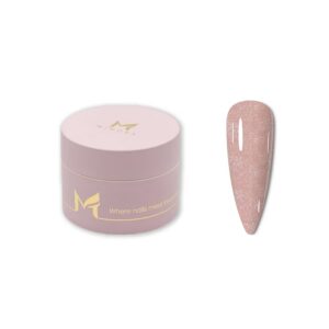 MOUSSE GEL NUDE GLITTER 30g