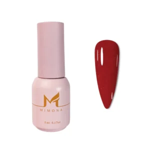 ESMALTE SEMIPERMANENTE - RED LIGHT GLITTER, 5ml  TPO free