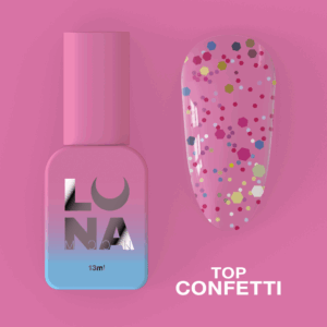 Lunamoon TOP COAT CONFETTI 13ml