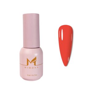 alt="esmalte semipermanente temptation es de color neon,vivo "