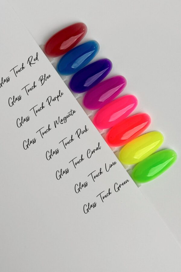alt="gel constructor efecto vidrio de colores, marca YAS"