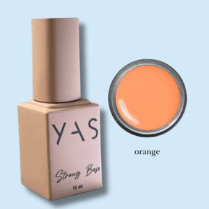 poligel líquido naranja pastel, tono orange para uñas