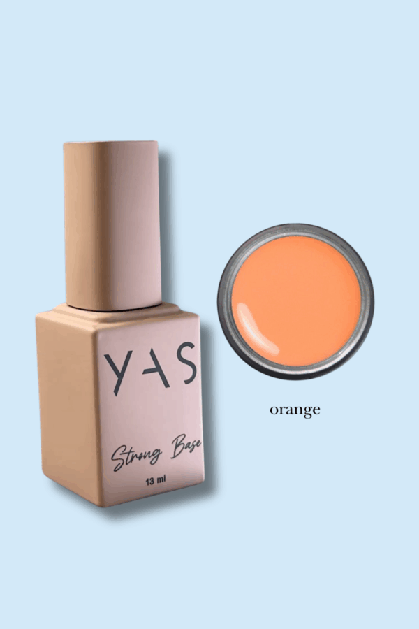poligel líquido naranja pastel, tono orange para uñas