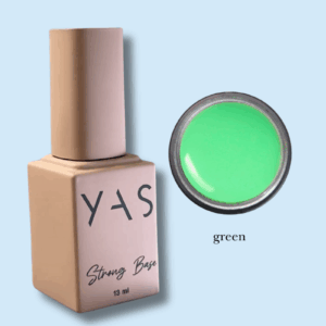 poligel líquido verde pastel, tono green para reforzar las uñas