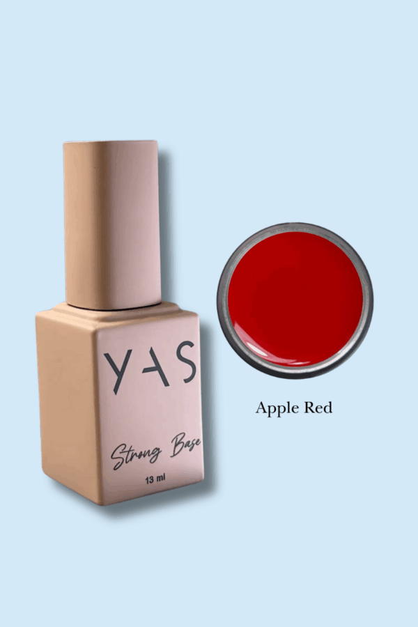 poligel liquido color rojo , para reforzar las uñas