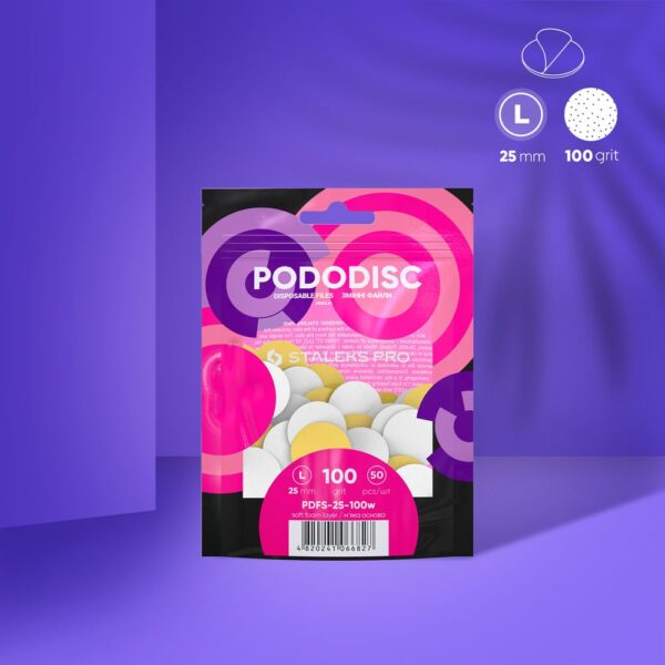 Recambios para pododisco Staleks con esponja – tamaño L (25mm)