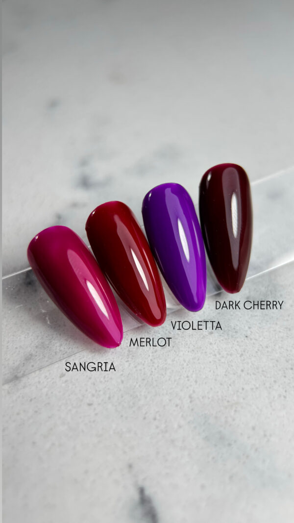 ESMALTE SEMIPERMANENTE - MERLOT TPO&HEMA free - Imagen 2