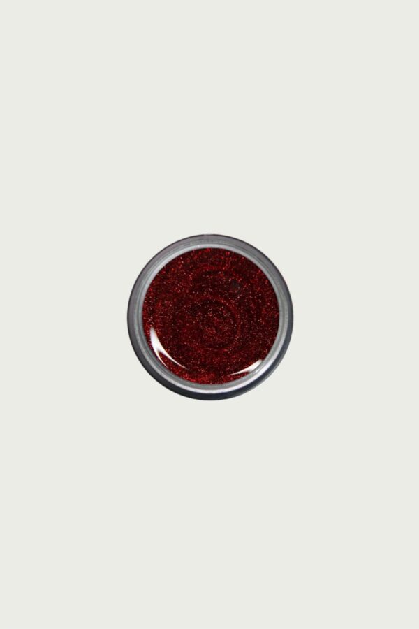 YAS GEL POLISH GLITTER RED – HEMA & TPO FREE