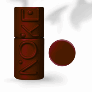 esmalte de uñas marca noke, tono dark cherry