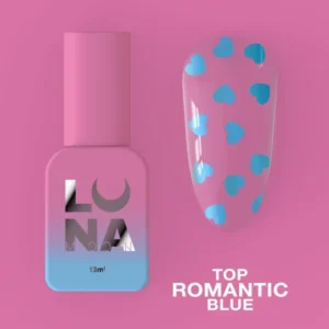 Lunamoon TOP COAT ROMANTIC Blue 13ml  (TPO free)