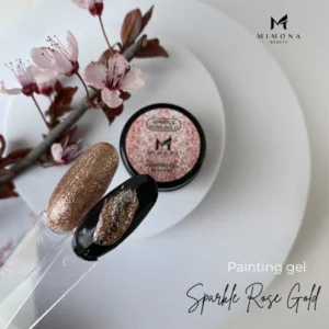 PAINTING GEL SPARKLE ROSE GOLD