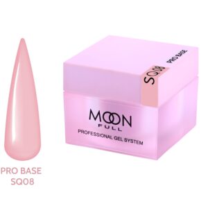 Moon Full Nude Pro Base soft pink SQ08 rubber base nude profesional
