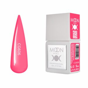 moon full cg606 gel de color hot pink uñas profesional