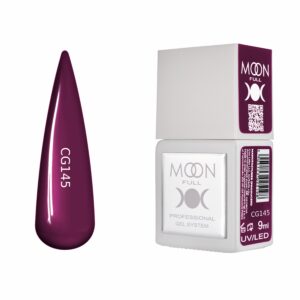 moon full cg145 gel de color metallic garnet uñas profesional