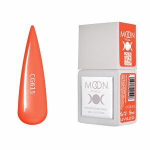moon full cg615 gel de color papaya orange uñas profesional