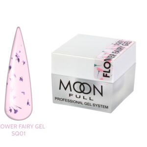 Gel flores uñas Moon Full SQ01 con flores secas para nail art profesional