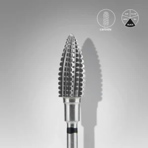 Fresa de carburo negra, «cónico» 6 mm
