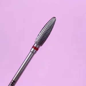 Fresa de carburo tipo mazorca, 4.0mm roja suave
