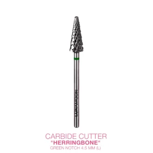 Fresa de carburo tipo espiga verde de 4,5 mm – Para zurdos